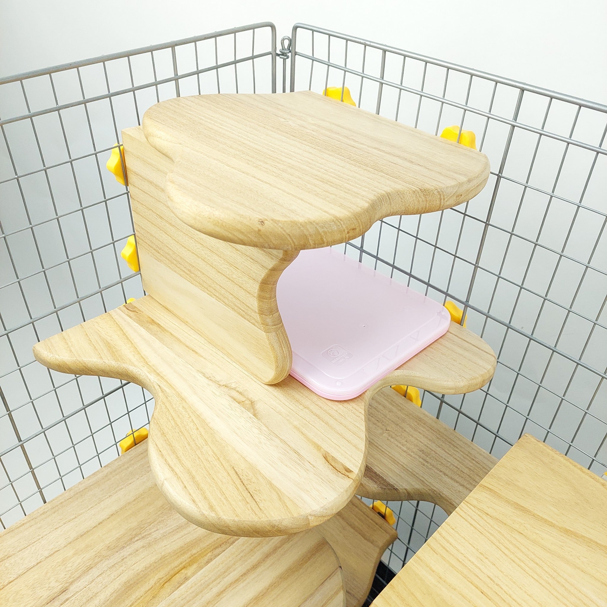洗えるチンチラハウス&ステージ,綺麗で長持ち,ケージによって自由に作れる【洗ピカ‐ルームメーカー】 (チンチラステップ,チンチラケージレイアウト,小動物ステップ)