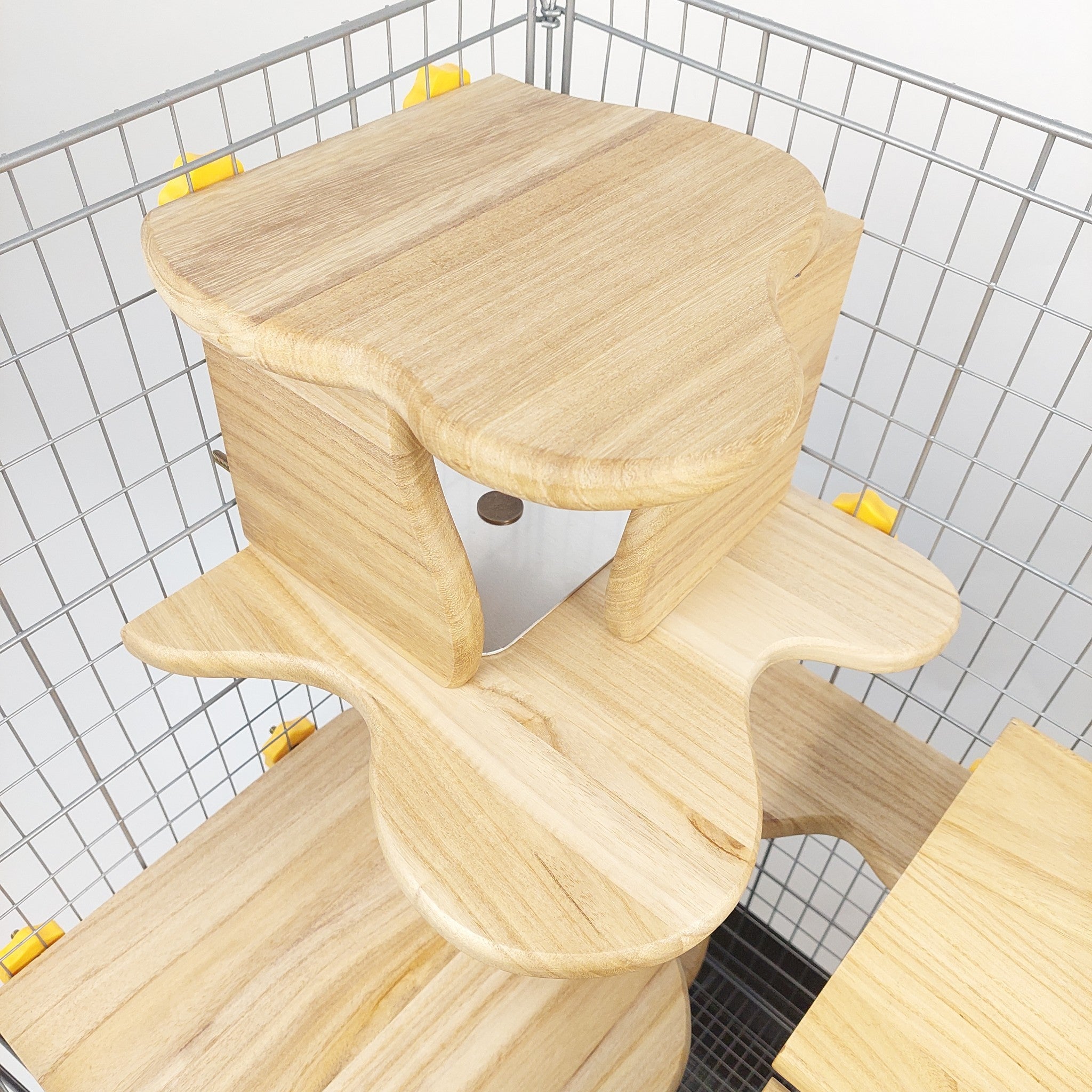 日本初,防水加工,チンチラケージが快適な環境に【洗ピカ-チンチラフィールド大型ケージ用SET】(チンチラステージ,チンチラステップ,チンチラケージレイアウト,イージーホーム80ハイレイアウト,チンチラハウス)