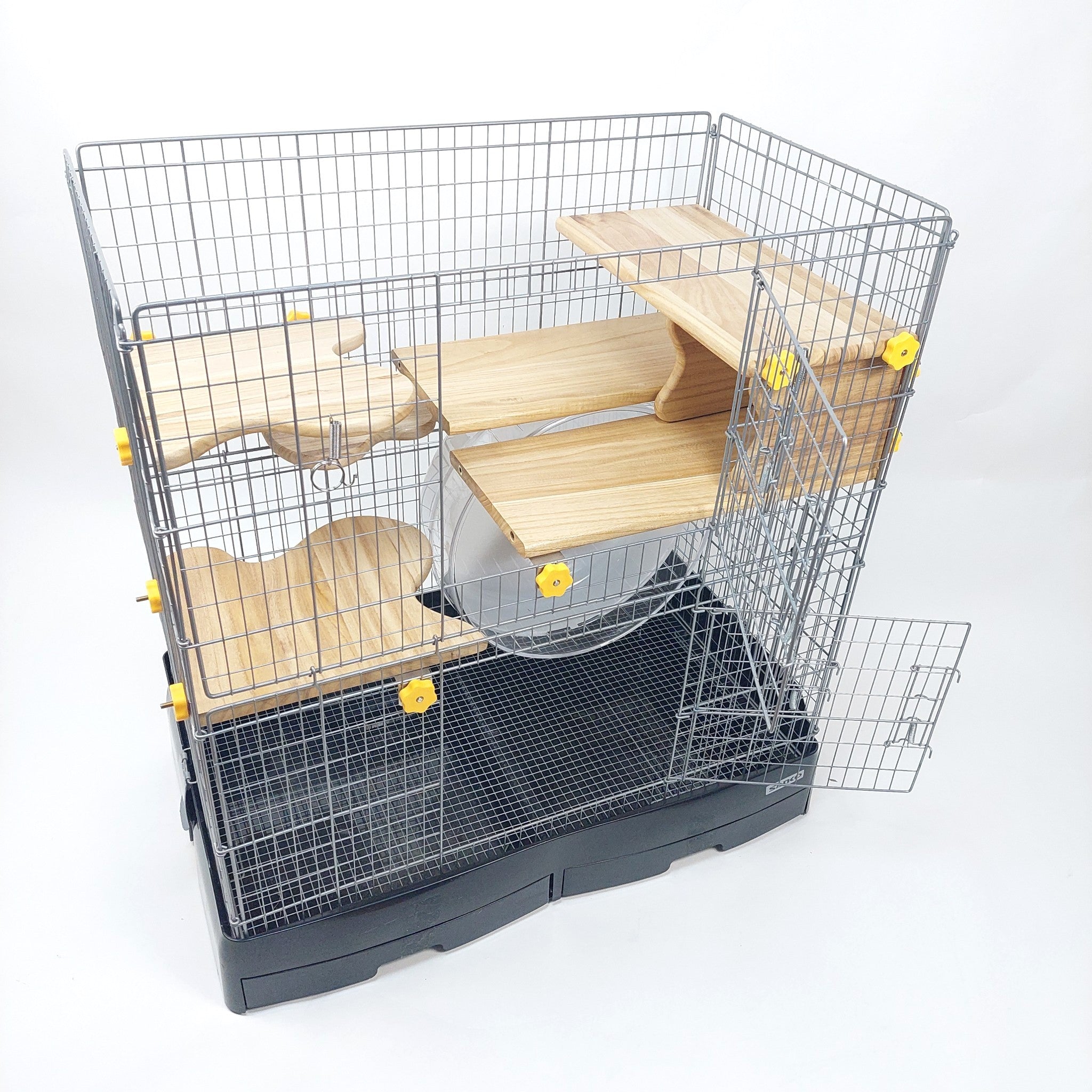 日本初,防水加工,チンチラケージが快適な環境に【洗ピカ-チンチラフィールド大型ケージ用SET】(チンチラステージ,チンチラステップ,チンチラケージレイアウト,イージーホーム80ハイレイアウト,チンチラハウス)