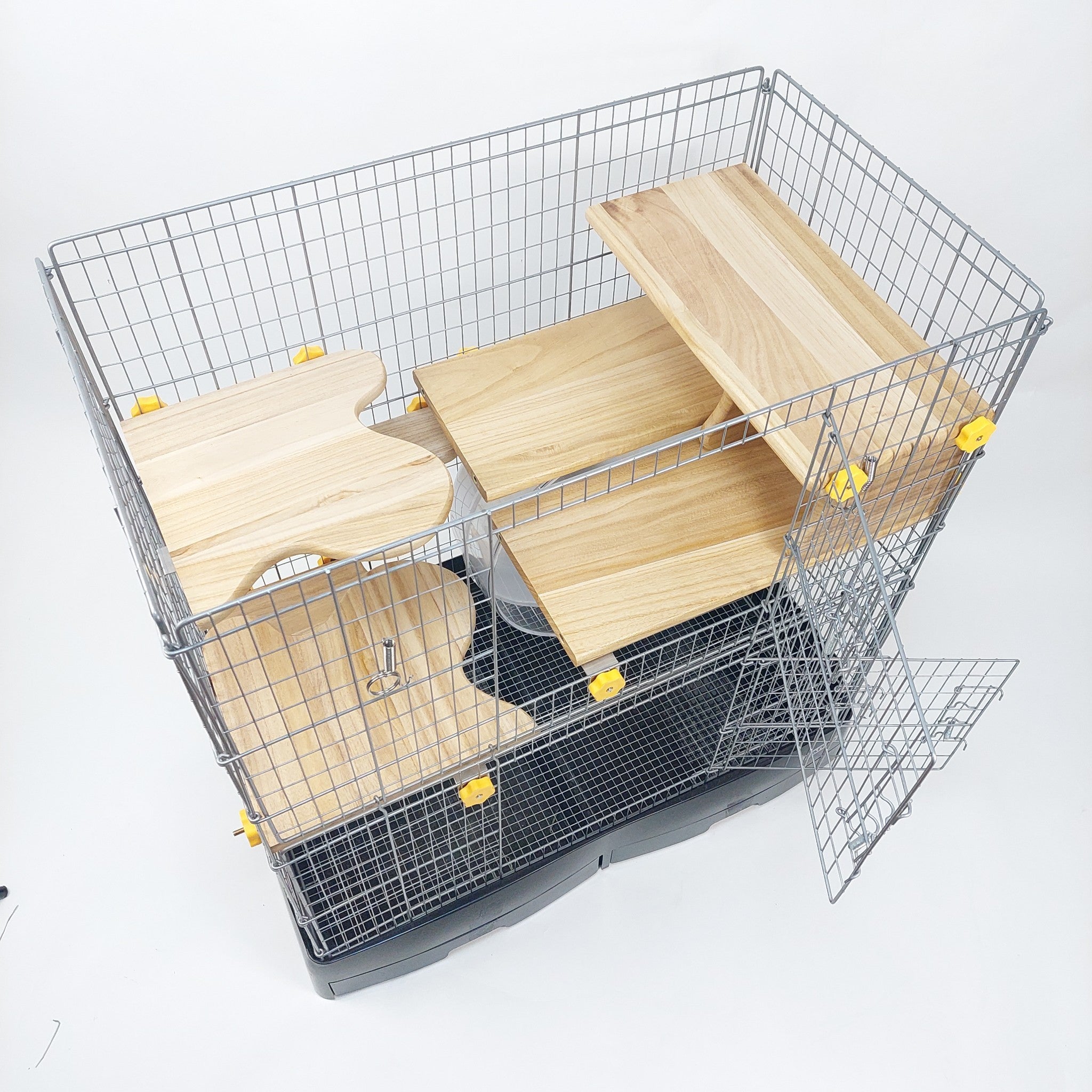 日本初,防水加工,チンチラケージが快適な環境に【洗ピカ-チンチラフィールド大型ケージ用SET】(チンチラステージ,チンチラステップ,チンチラケージレイアウト,イージーホーム80ハイレイアウト,チンチラハウス)