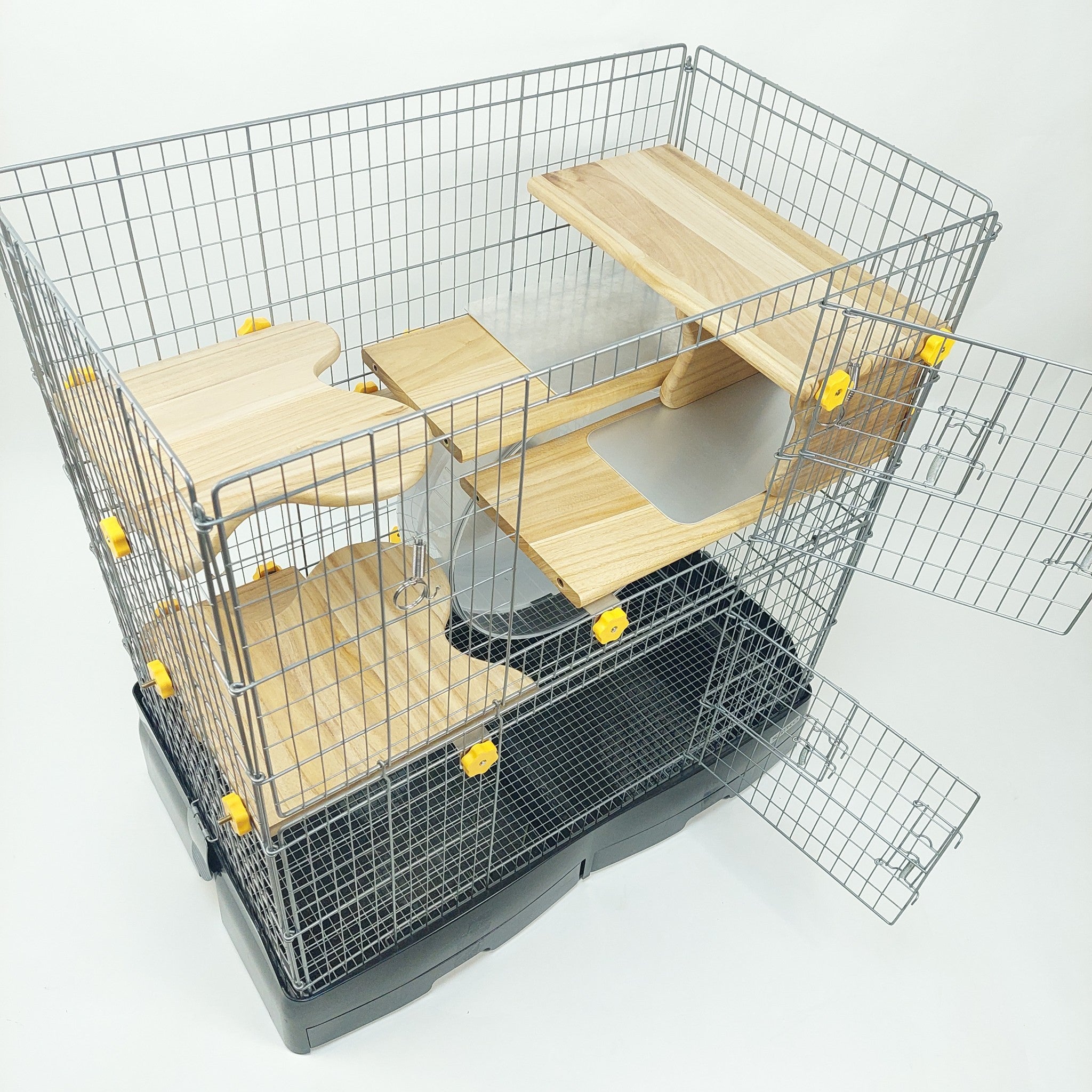 日本初,防水加工,チンチラケージが快適な環境に【洗ピカ-チンチラフィールド大型ケージ用SET】(チンチラステージ,チンチラステップ,チンチラケージレイアウト,イージーホーム80ハイレイアウト,チンチラハウス)